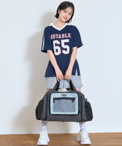 【容量43-50L】【LTXC】拡張ボストンバッグ
