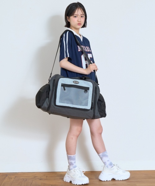 【容量43-50L】【LTXC】拡張ボストンバッグ