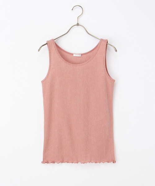 Honeys（ハニーズ）の「【ＵＶカット】メロー使いタンクトップ（タンクトップ・レディース・モカ/ピンク/ブラック/オフホワイト/ブルー・L/LL/M/S）」の21枚目の写真