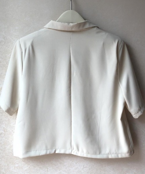 Forcement（フォースメント）の「キャミワンピ×半袖ジャケットセットアップ（セットアップ・レディース・キナリ/ピンク/ブラック・ONESIZE）」の13枚目の写真