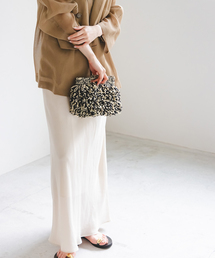 Caterina Bertini/カテリーナベルティーニ ライフィアフリンジバッグ