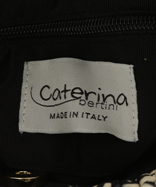 CATERINA BERTINI（カテリーナベルティーニ）の「Caterina Bertini/カテリーナベルティーニ ライフィアフリンジバッグ（ショルダーバッグ・レディース・ブラック・FREE）」の8枚目の写真