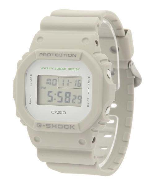 G-SHOCK(ジーショック)の「G-SHOCK / “DW5600M-8JF, -3JF, -2JF”(アナログ腕時計・レディース・ライトグレー/オリーブ/ネイビー・ONE SIZE)」の4枚目の写真