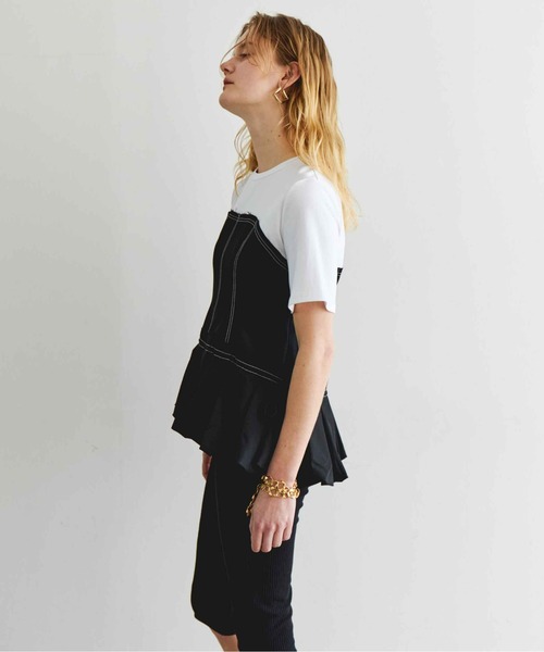 MAISON SPECIAL ドッキングバルーンヘムTシャツ Docking Balloon Hem T-shirt