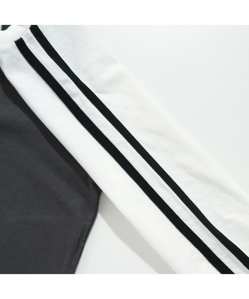 JENNI love（ジェニィラブ）の「【コットン100％】そでラインラグランTシャツワンピ（ワンピース・キッズ・サックスブルー/ブラック/チャコールグレー・160cm/150cm/140cm/130cm）」の11枚目の写真