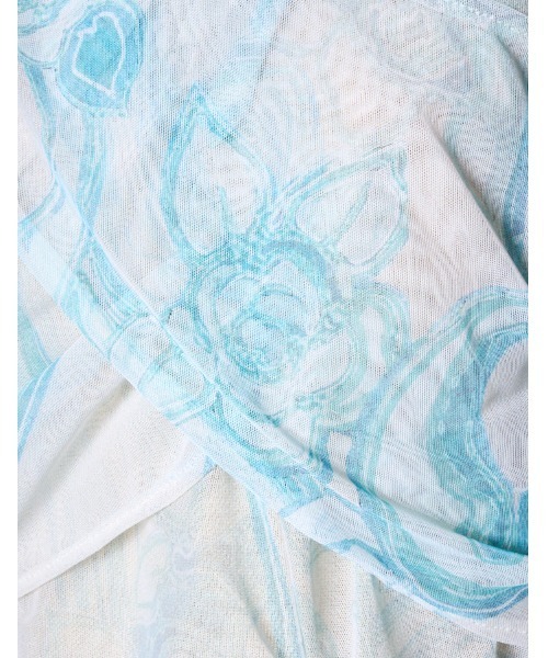RUMCHE(ラムシェ)の「Marble Grace Twist Tulle Tops / マーブルグレースツイストチュールトップス(その他トップス・レディース・ブルー系その他・FREE)」の14枚目の写真