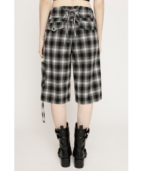 DAMAGE LACE CHECK MIDDLE パンツ SLY | DAMAGE LACE CHECK MIDDLE パンツ (パンツ ) |SHEL'TTER