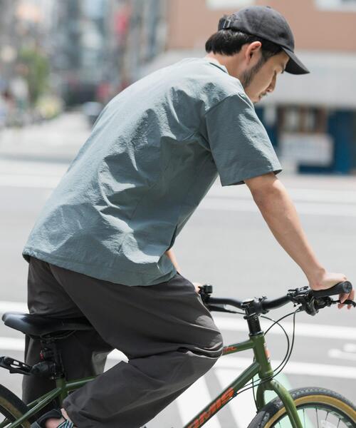 EKAL(エカル)の「『吸水速乾/軽量』DotAir SHORT-SLEEVE PULLOVER(Tシャツ/カットソー・メンズ・グレー/ブラック/ネイビー/ミント/チャコールグレー・MEDIUM/LARGE)」の7枚目の写真