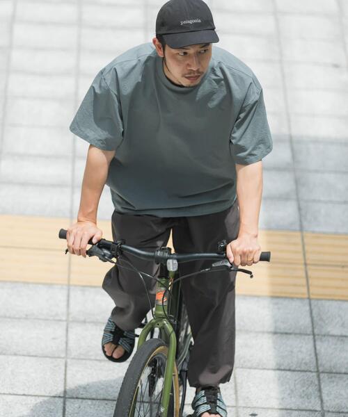 EKAL(エカル)の「『吸水速乾/軽量』DotAir SHORT-SLEEVE PULLOVER(Tシャツ/カットソー・メンズ・グレー/ブラック/ネイビー/ミント/チャコールグレー・MEDIUM/LARGE)」の8枚目の写真