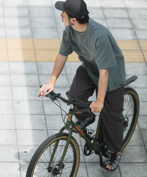 EKAL(エカル)の「『吸水速乾/軽量』DotAir SHORT-SLEEVE PULLOVER(Tシャツ/カットソー・メンズ・グレー/ブラック/ネイビー/ミント/チャコールグレー・MEDIUM/LARGE)」の9枚目の写真