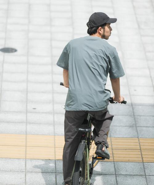 EKAL(エカル)の「『吸水速乾/軽量』DotAir SHORT-SLEEVE PULLOVER(Tシャツ/カットソー・メンズ・グレー/ブラック/ネイビー/ミント/チャコールグレー・MEDIUM/LARGE)」の10枚目の写真