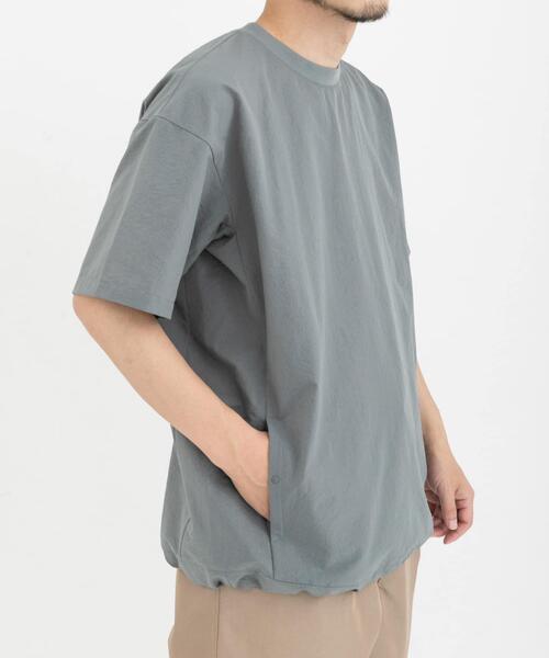 EKAL(エカル)の「『吸水速乾/軽量』DotAir SHORT-SLEEVE PULLOVER(Tシャツ/カットソー・メンズ・グレー/ブラック/ネイビー/ミント/チャコールグレー・MEDIUM/LARGE)」の13枚目の写真
