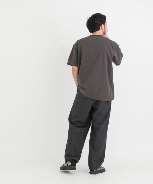 EKAL(エカル)の「『吸水速乾/軽量』DotAir SHORT-SLEEVE PULLOVER(Tシャツ/カットソー・メンズ・グレー/ブラック/ネイビー/ミント/チャコールグレー・MEDIUM/LARGE)」の22枚目の写真