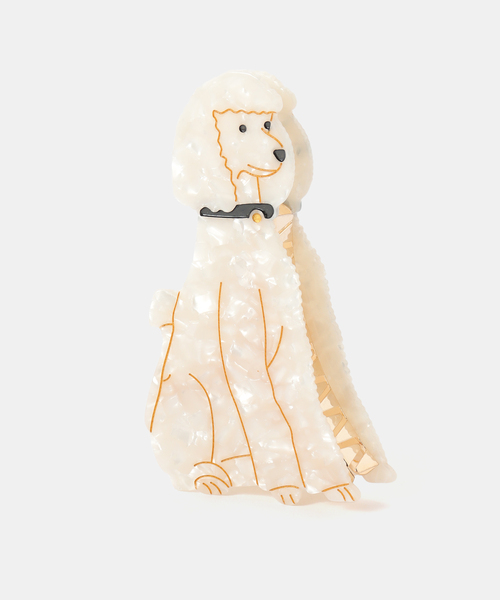 EDIT. FOR LULU（エディットフォールル）の「【Solar Eclipse/ソーラーエクリプス】Poodle Clip（バレッタ/ヘアクリップ・レディース・ホワイト・FREE）」の3枚目の写真