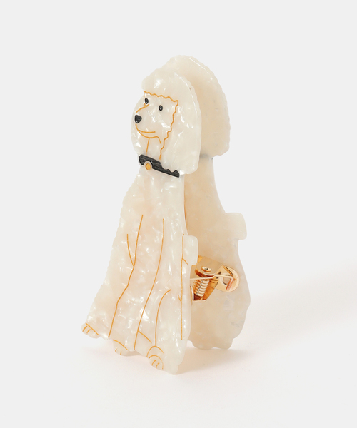 EDIT. FOR LULU（エディットフォールル）の「【Solar Eclipse/ソーラーエクリプス】Poodle Clip（バレッタ/ヘアクリップ・レディース・ホワイト・FREE）」の4枚目の写真