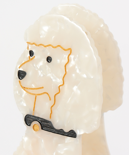 EDIT. FOR LULU（エディットフォールル）の「【Solar Eclipse/ソーラーエクリプス】Poodle Clip（バレッタ/ヘアクリップ・レディース・ホワイト・FREE）」の8枚目の写真