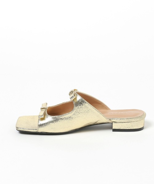 BAYFLOW（ベイフロー）の「ダブルリボンサンダル（サンダル・レディース・シルバー/ゴールド・MEDIUM/LARGE）」の9枚目の写真