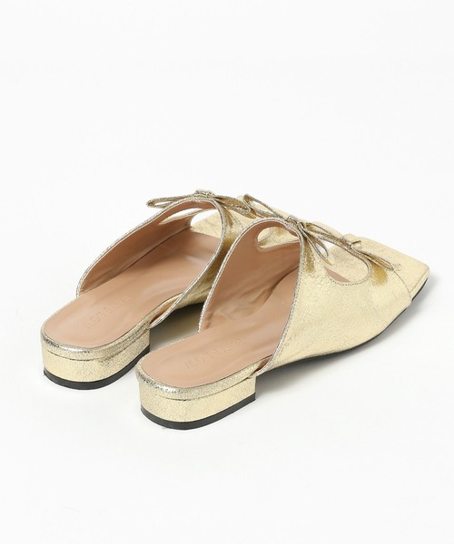 BAYFLOW（ベイフロー）の「ダブルリボンサンダル（サンダル・レディース・シルバー/ゴールド・MEDIUM/LARGE）」の11枚目の写真