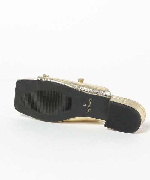 BAYFLOW（ベイフロー）の「ダブルリボンサンダル（サンダル・レディース・シルバー/ゴールド・MEDIUM/LARGE）」の12枚目の写真
