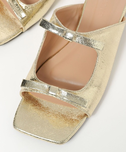 BAYFLOW（ベイフロー）の「ダブルリボンサンダル（サンダル・レディース・シルバー/ゴールド・MEDIUM/LARGE）」の13枚目の写真