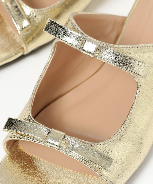 BAYFLOW（ベイフロー）の「ダブルリボンサンダル（サンダル・レディース・シルバー/ゴールド・MEDIUM/LARGE）」の15枚目の写真