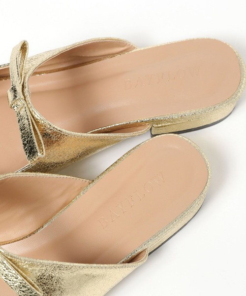 BAYFLOW（ベイフロー）の「ダブルリボンサンダル（サンダル・レディース・シルバー/ゴールド・MEDIUM/LARGE）」の16枚目の写真