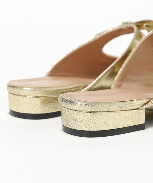 BAYFLOW（ベイフロー）の「ダブルリボンサンダル（サンダル・レディース・シルバー/ゴールド・MEDIUM/LARGE）」の17枚目の写真