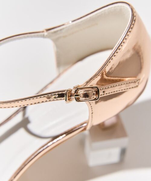 AMERICAN HOLIC（アメリカンホリック）の「ナロークロスストラップサンダル（サンダル・レディース・チャコールグレー/ピンクゴールド・S/M/L）」の14枚目の写真