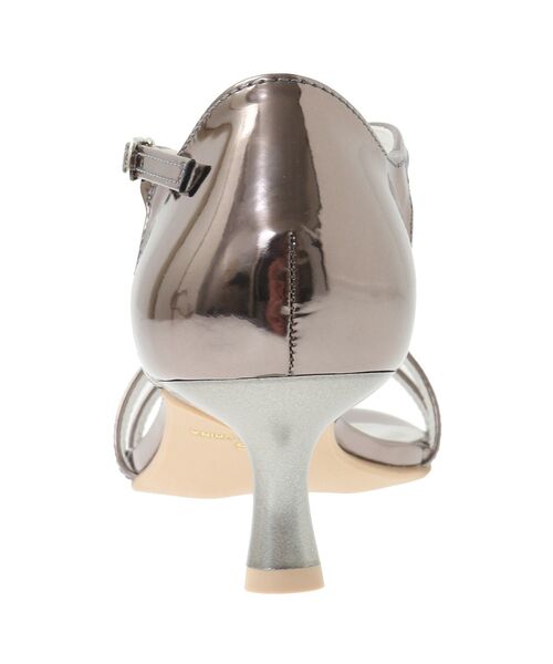 AMERICAN HOLIC（アメリカンホリック）の「ナロークロスストラップサンダル（サンダル・レディース・チャコールグレー/ピンクゴールド・S/M/L）」の4枚目の写真