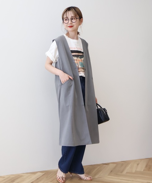 AMERICAN HOLIC（アメリカンホリック）の「ナロークロスストラップサンダル（サンダル・レディース・チャコールグレー/ピンクゴールド・S/M/L）」の20枚目の写真