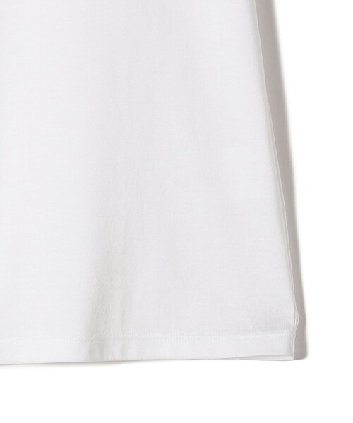 SHIPS（シップス）の「ギザコットン ベーシック TEE（Tシャツ/カットソー・レディース・ダークグレー/ホワイト・ONE SIZE）」の8枚目の写真