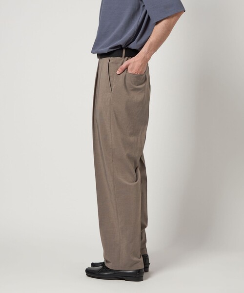 ＜Steven Alan＞ RENULNN アウト ワンプリーツ スラックス Steven Alan＞ RENULNN アウト ワンプリーツ スラックス