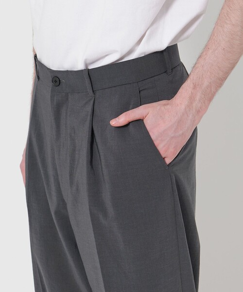 ＜Steven Alan＞ RENULNN アウト ワンプリーツ スラックス Steven Alan（スティーブンアラン）の「＜Steven Alan＞ RENULNN