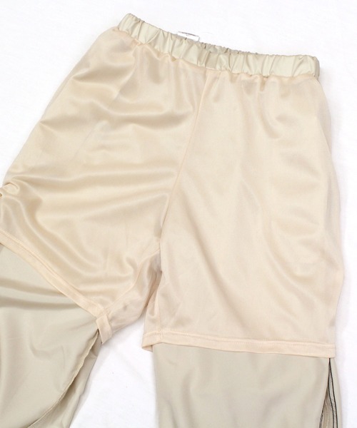 CHEER(チアー)の「サイドラインシャカシャカロングパンツ(その他パンツ・レディース・ベージュ/ブラック/ホワイト・S/L/M)」の12枚目の写真
