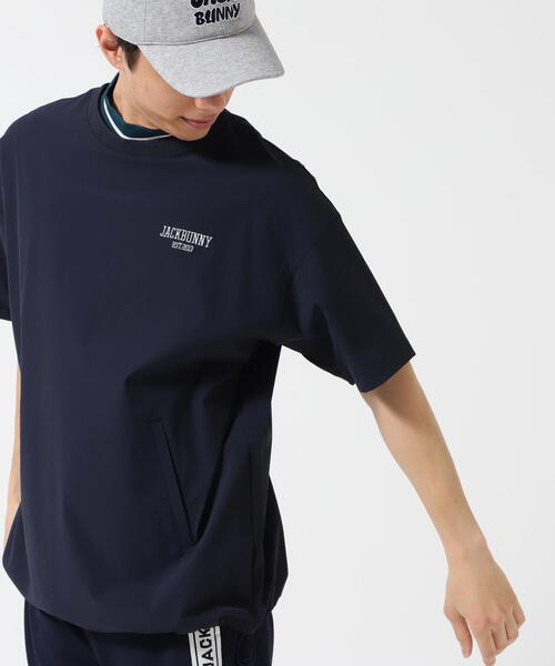 Jack Bunny!!(ジャックバニー)の「【Jack Bunny!!】40Dナイロンタフタ半袖スニードジャケット(その他トップス・メンズ・ホワイト/ネイビー/グリーン・LARGE/X-LARGE/MEDIUM)」の12枚目の写真