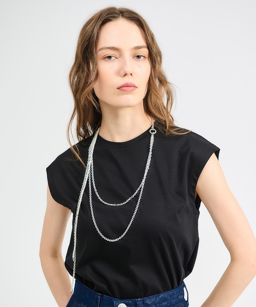 blanc iris（ブランイリス）の「blanc iris / ウエストチェーン ＆ ネックレス《ESTNATION EXCLUSIVE》（ネックレス・レディース・シルバー・FREE）」の2枚目の写真