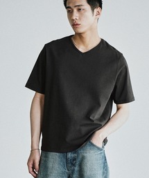 WYM LIDNM�i�E�B�� �o�C ���h���j�́uEXTRA FINE COTTON BASIC TEE -SLIM CROPPED FIT-(V-NECK / CREW-NECK)�iT�V���c/�J�b�g�\�[�j�v