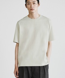 EXTRA FINE COTTON BASIC TEE -SLIM CROPPED FIT-(V-NECK / CREW-NECK)