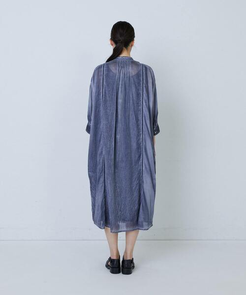 LOISIR（ロワズィール）の「【MTサイズ有り】インドピグメントダイシャツワンピース（ワンピース・レディース・ピンク/ネイビー・M/MT）」の17枚目の写真