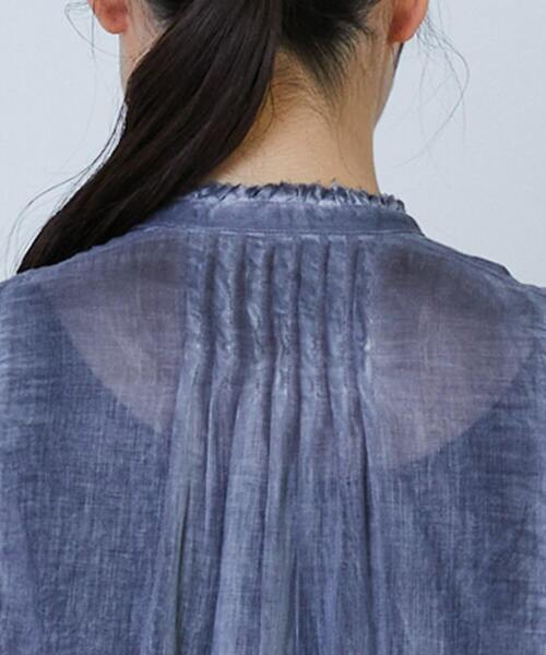 LOISIR（ロワズィール）の「【MTサイズ有り】インドピグメントダイシャツワンピース（ワンピース・レディース・ピンク/ネイビー・M/MT）」の19枚目の写真