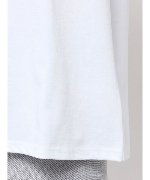 TONAL（トーナル）の「MロゴTシャツ（Tシャツ/カットソー・レディース・オフホワイト/ブラック・MEDIUM）」の7枚目の写真
