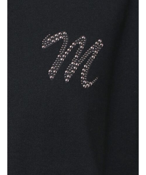 TONAL（トーナル）の「MロゴTシャツ（Tシャツ/カットソー・レディース・オフホワイト/ブラック・MEDIUM）」の4枚目の写真