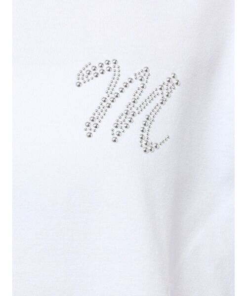 TONAL（トーナル）の「MロゴTシャツ（Tシャツ/カットソー・レディース・オフホワイト/ブラック・MEDIUM）」の3枚目の写真