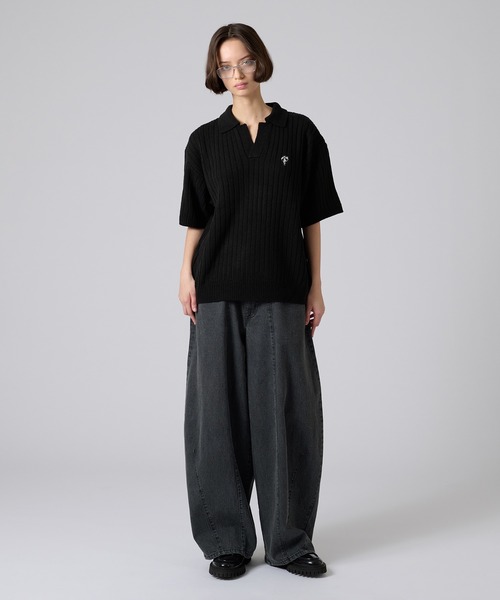 ONCILY（オンシェリー）の「SKIPPER POLO KNIT SHIRT / スキッパーポロ