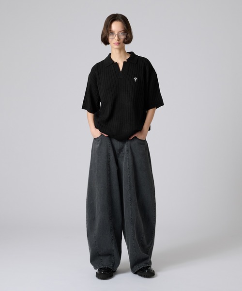 ONCILY（オンシェリー）の「SKIPPER POLO KNIT SHIRT / スキッパーポロ