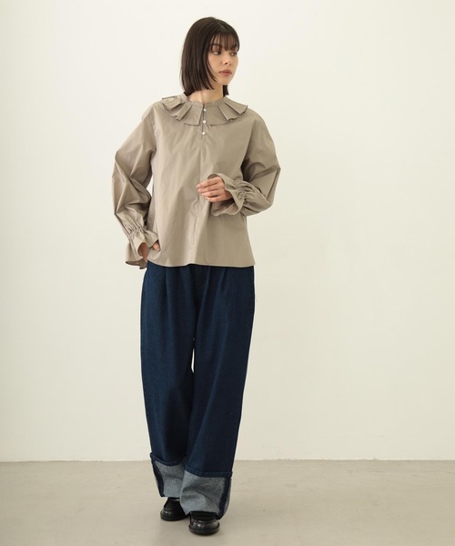 送料無料の通販 MULTI RUFFLE COLLAR BLOUSE（シャツ/ブラウス）｜MILKFED シャツ+ブラウス(長袖+七分)