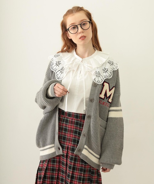 MILKFED.（ミルクフェド）の「MULTI RUFFLE COLLAR BLOUSE（シャツ/ブラウス・レディース・ブラック/ホワイト/ベージュ・ONE SIZE）」の22枚目の写真