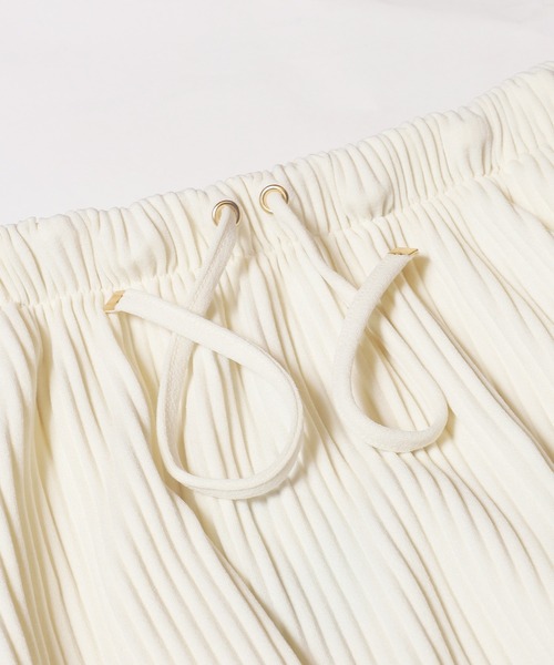 セール】ジョーゼットリブフレアスカート（スカート）｜coca（coca