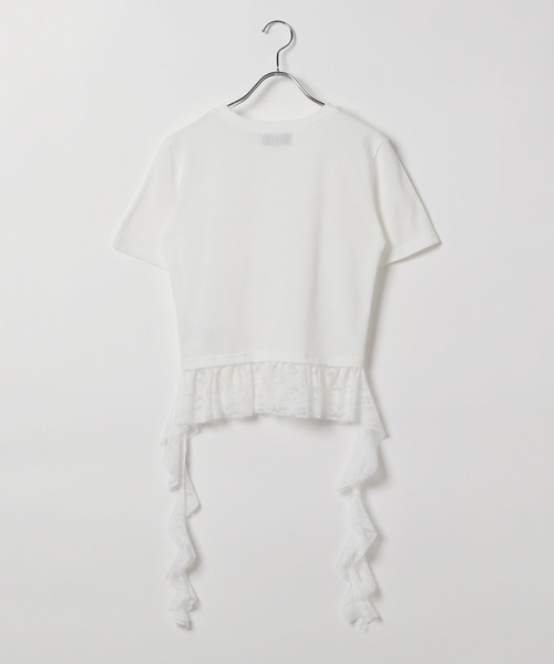 3.3 Field Trip （3.3フィールドトリップ）の「3.3 Field Trip／レースダブルフリルT（Tシャツ/カットソー・レディース・ブラック/オフホワイト・FREE）」の17枚目の写真