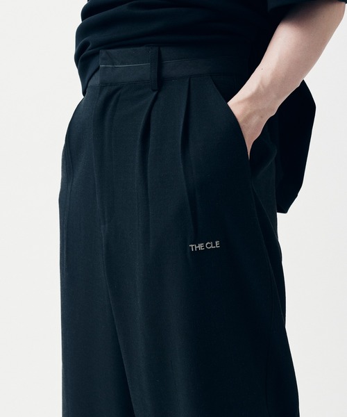 MASSES SLACKS PANTS スラックスパンツ M ブラック MASU(エムエーエスユー) スラックスパンツ ブラック サイズ 48